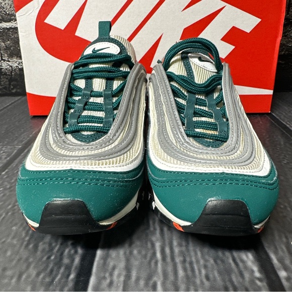Nike Air Max 97 Miami hurricanes size 4Y grade school 921522 300 - Picture 4 of 11